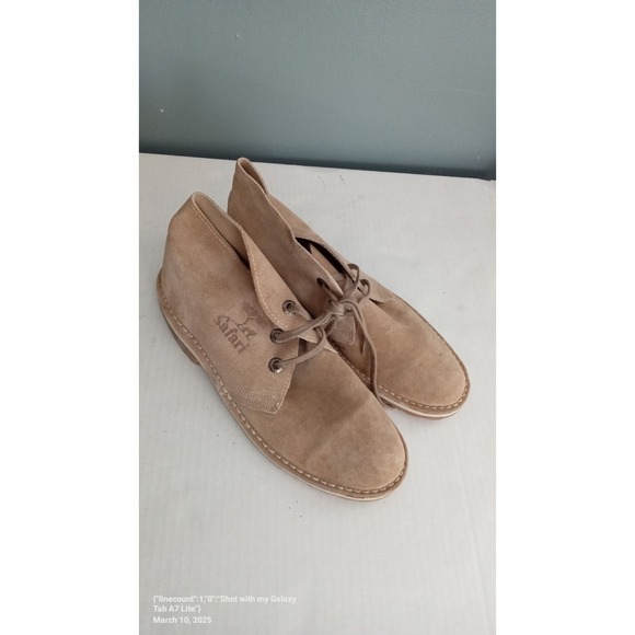 Safari Suede Chukka Desert Boots Lace Up Casual Comfy Shoes